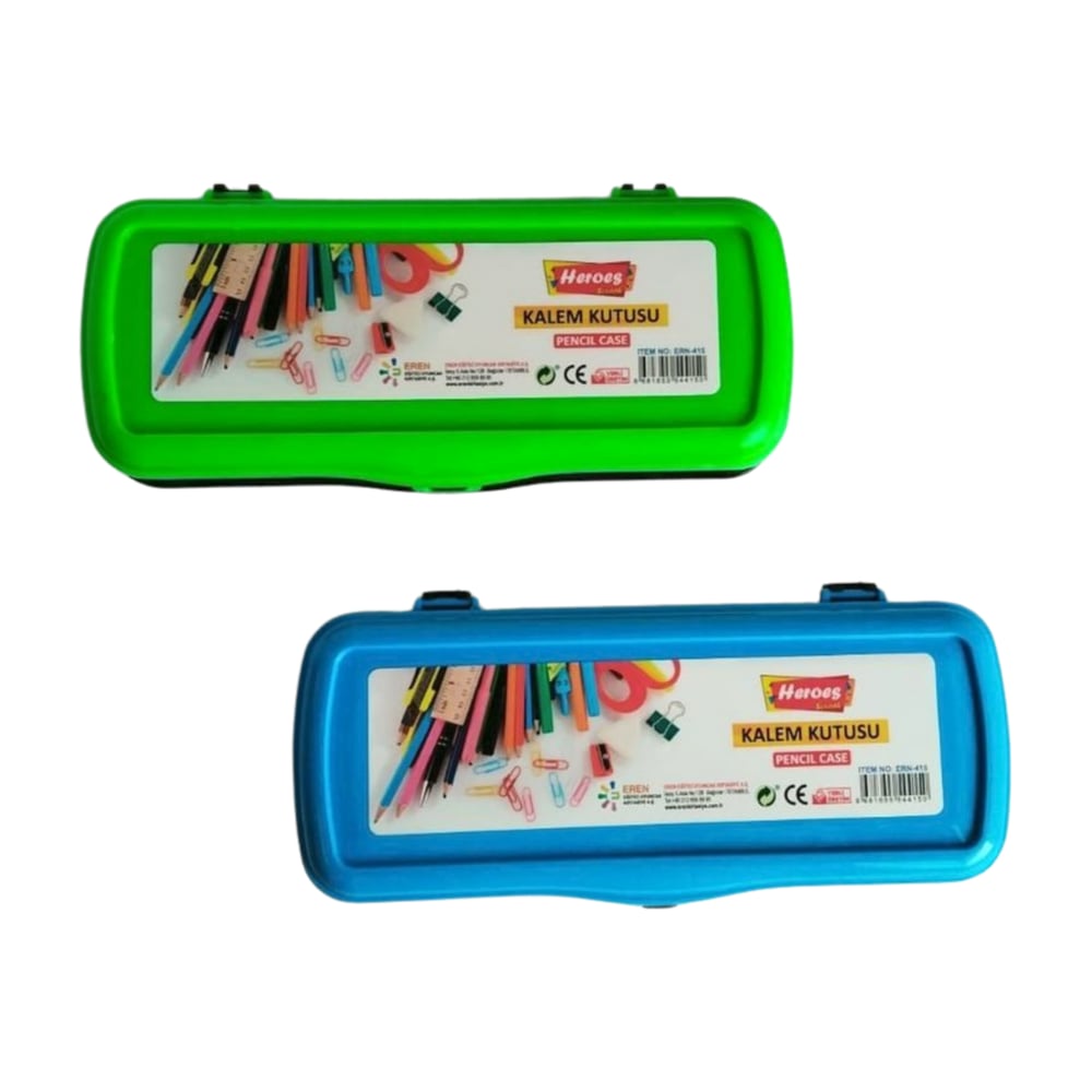 Bu-Bu Plastik Kalem Kutu Tekli ERN-415 BUBU-KL0002