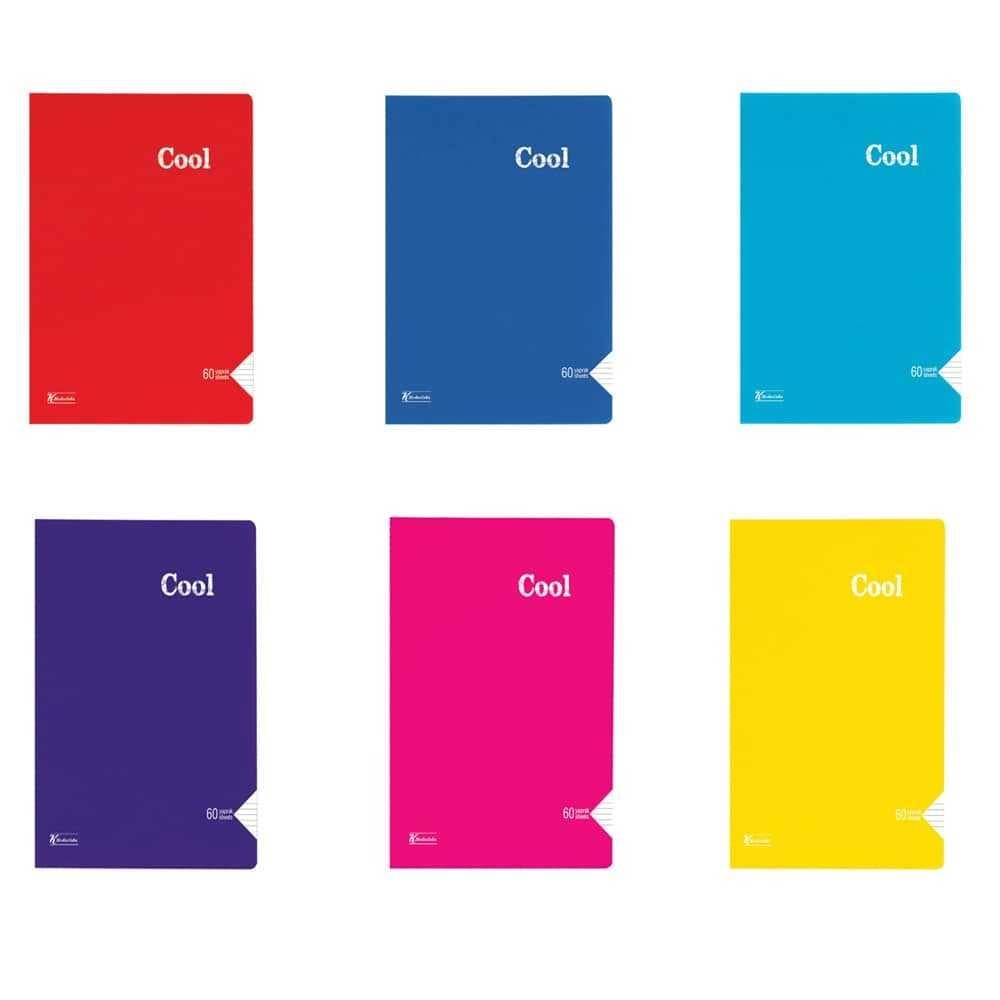 Defter A4 060 Yp.Karelı Pp Kp.Cool Keskin 6 lı set
