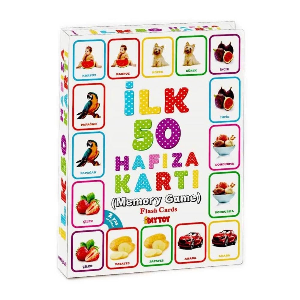 Diytoy İlk 50 Hafıza Kartları Memory