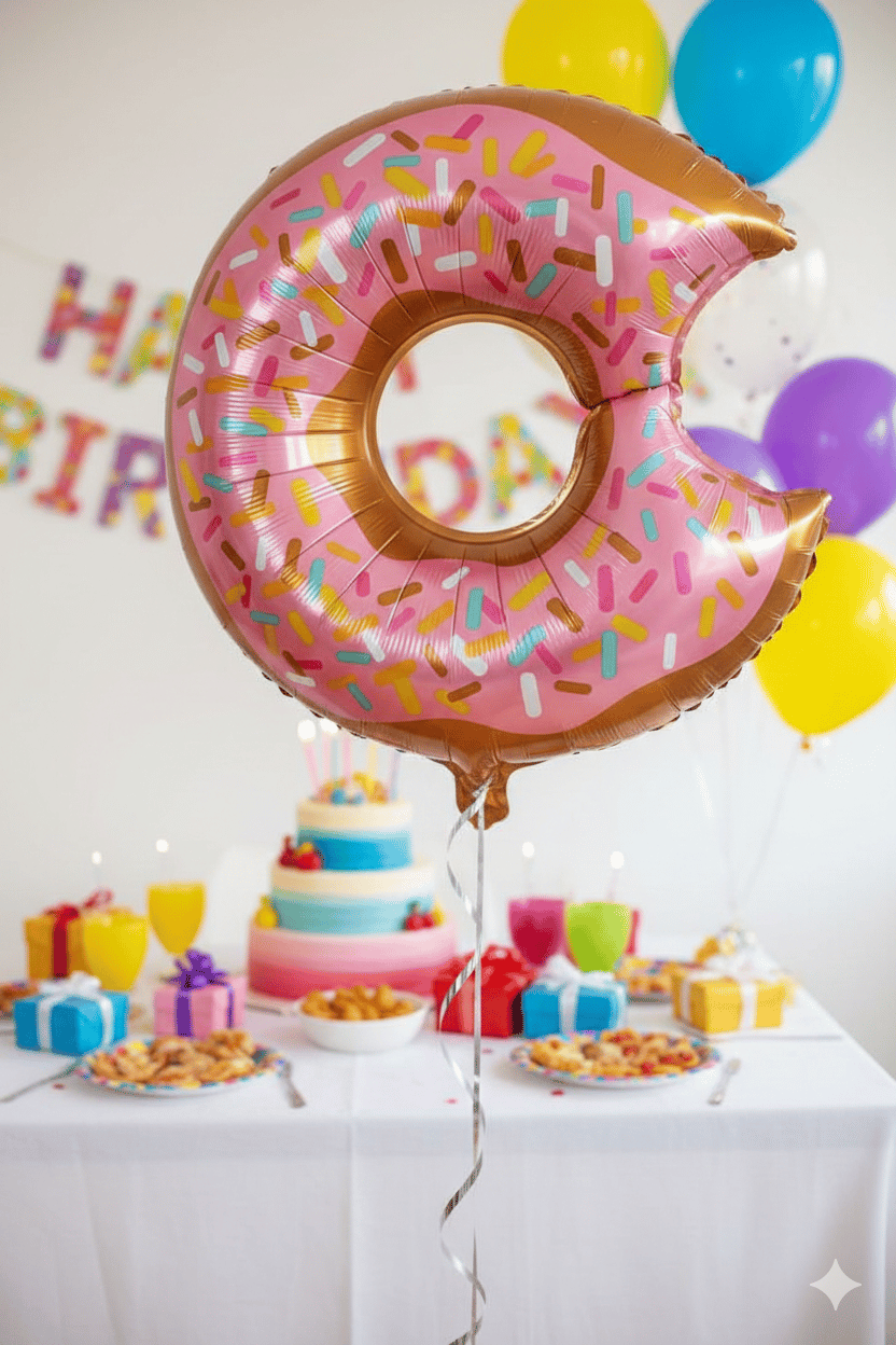 Folyo Balon Donut Folyo Balon 65x45 cm