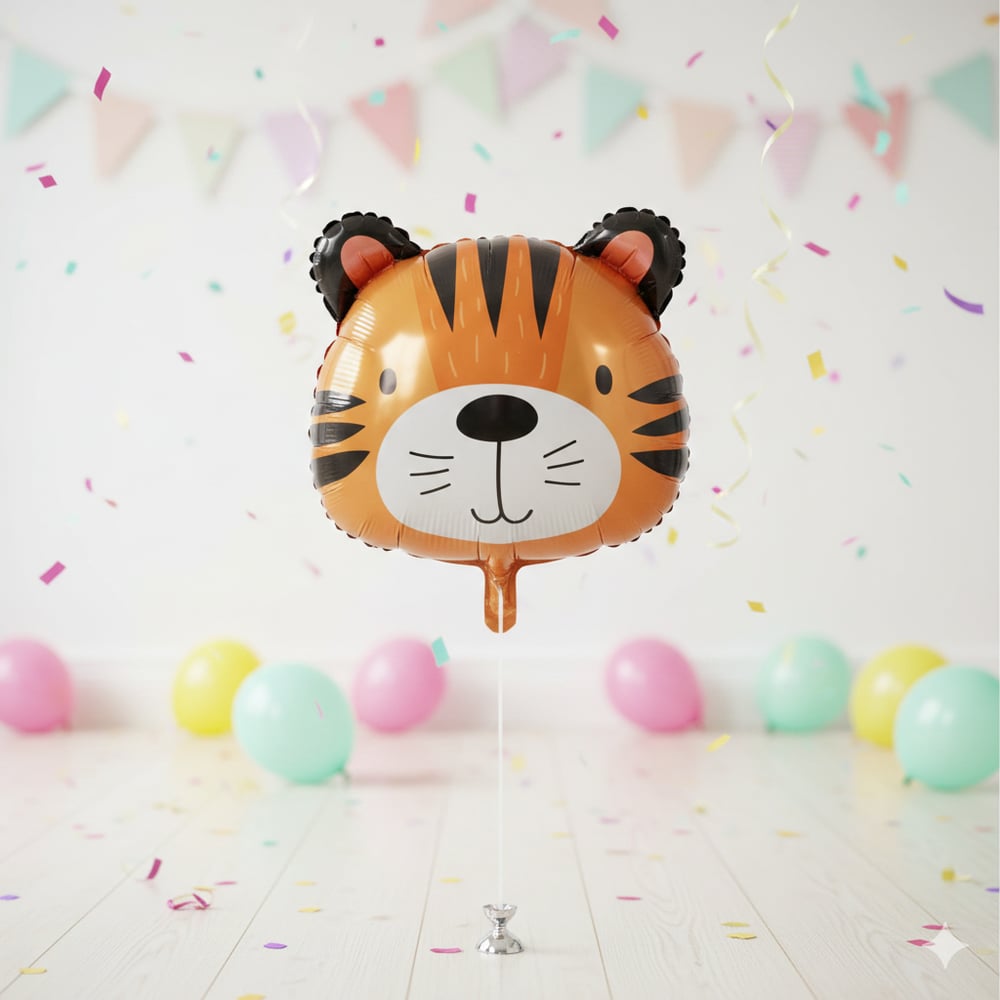 Folyo Balon Kaplan Kafası 52*53 cm