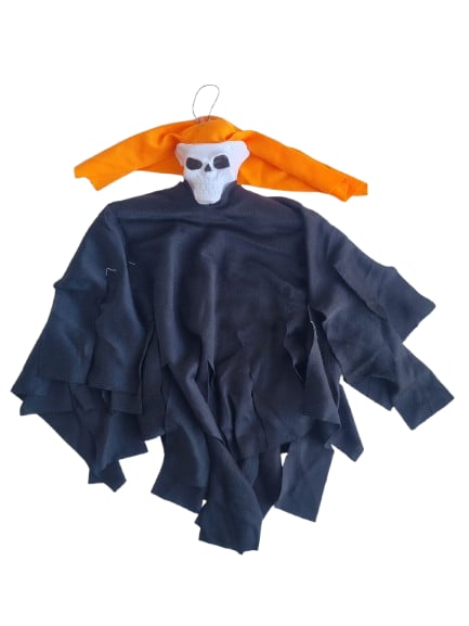 Halloween Cadı.Bayİskelet Beyaz kafalı KORK.si-tur
