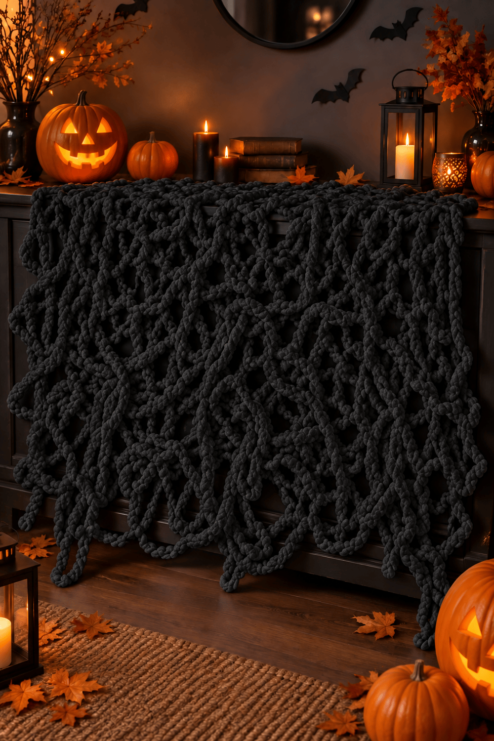 Halloween Örümcek Ağı SİYAH 160x120 cm Cadılar Bayramı