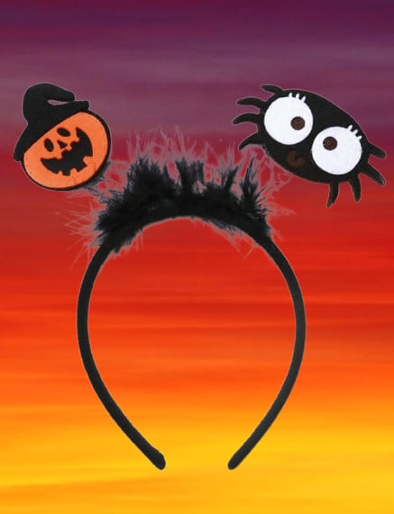 Halloween Taç Bal Kabağı ve Örümcekli 2li model