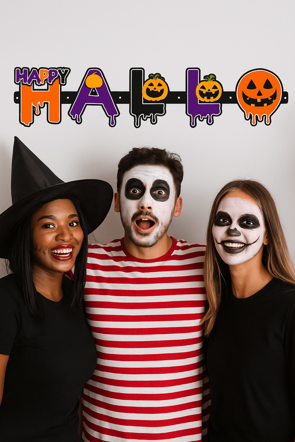 Halloween Yazılı Cadılar Bayramı Harf Banner 120cm Duvar Dekor Süsü  