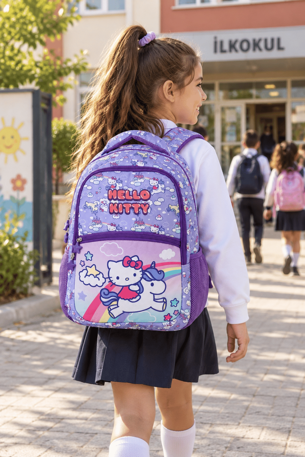 Hello Kitty Okulu Çantası 2215-9