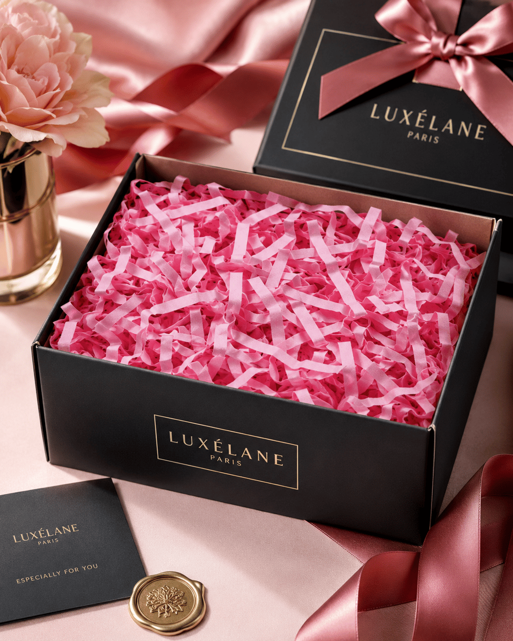 Kırpıntı kağıt hediye paketleme süsü 50gr. PEMBE KALIN
