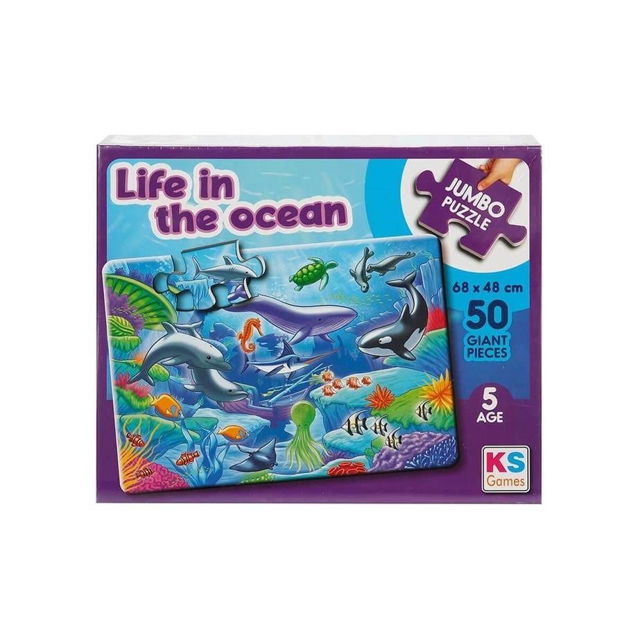 Ks Games Life In The Ocean Jumbo Puzzle