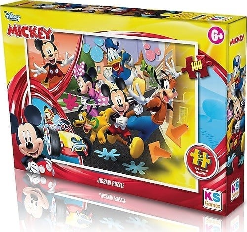 Ks Puzzle 100 Mickey Mouse MCH-714