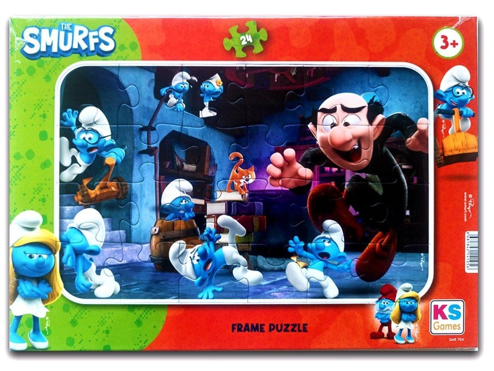 Ks Smurf Frame Puzzle 24 Parça SMR704-2