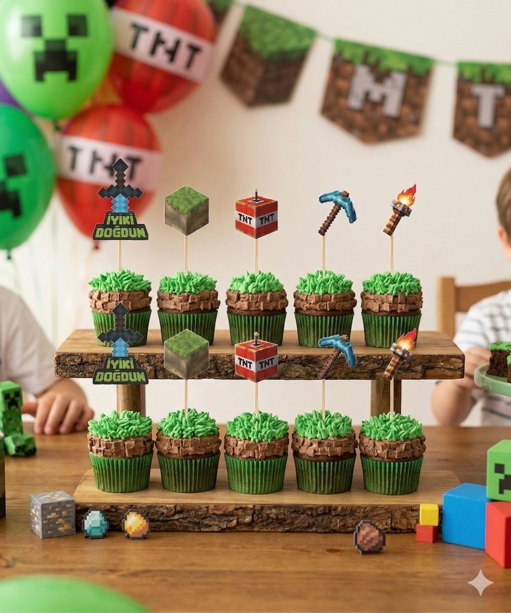 Kürdan Minecraft temalı 10 lu