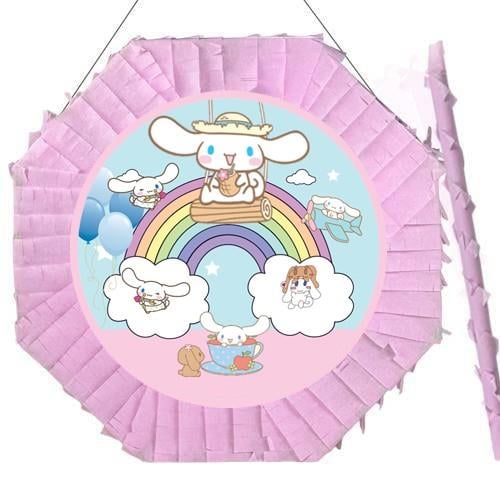 Kuromi Cinnamoroll Pinyata 42cm + Sopası