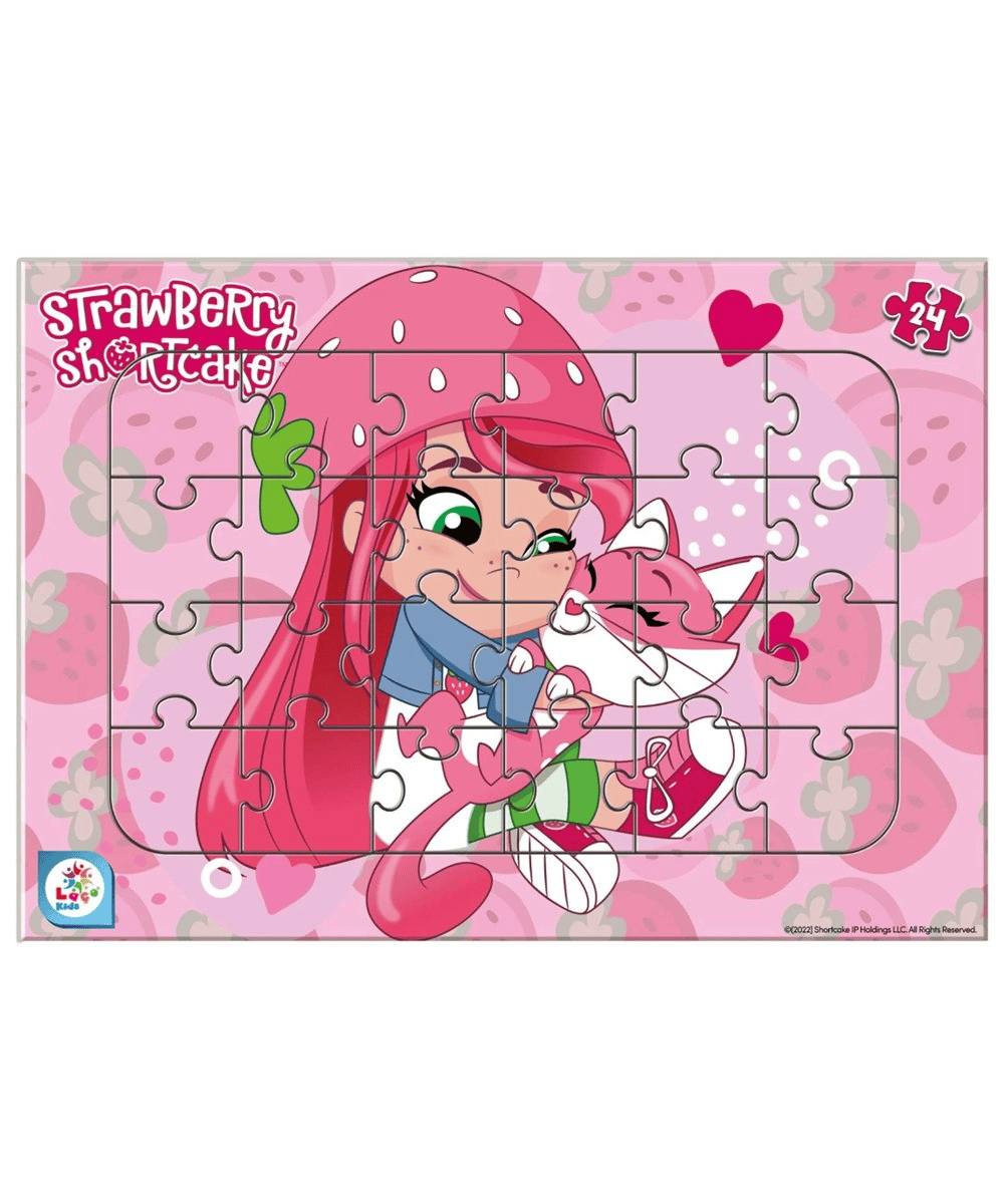 Laço Kids Çilek Kız 24 Parça Frame Puzzle 2 Ck7863
