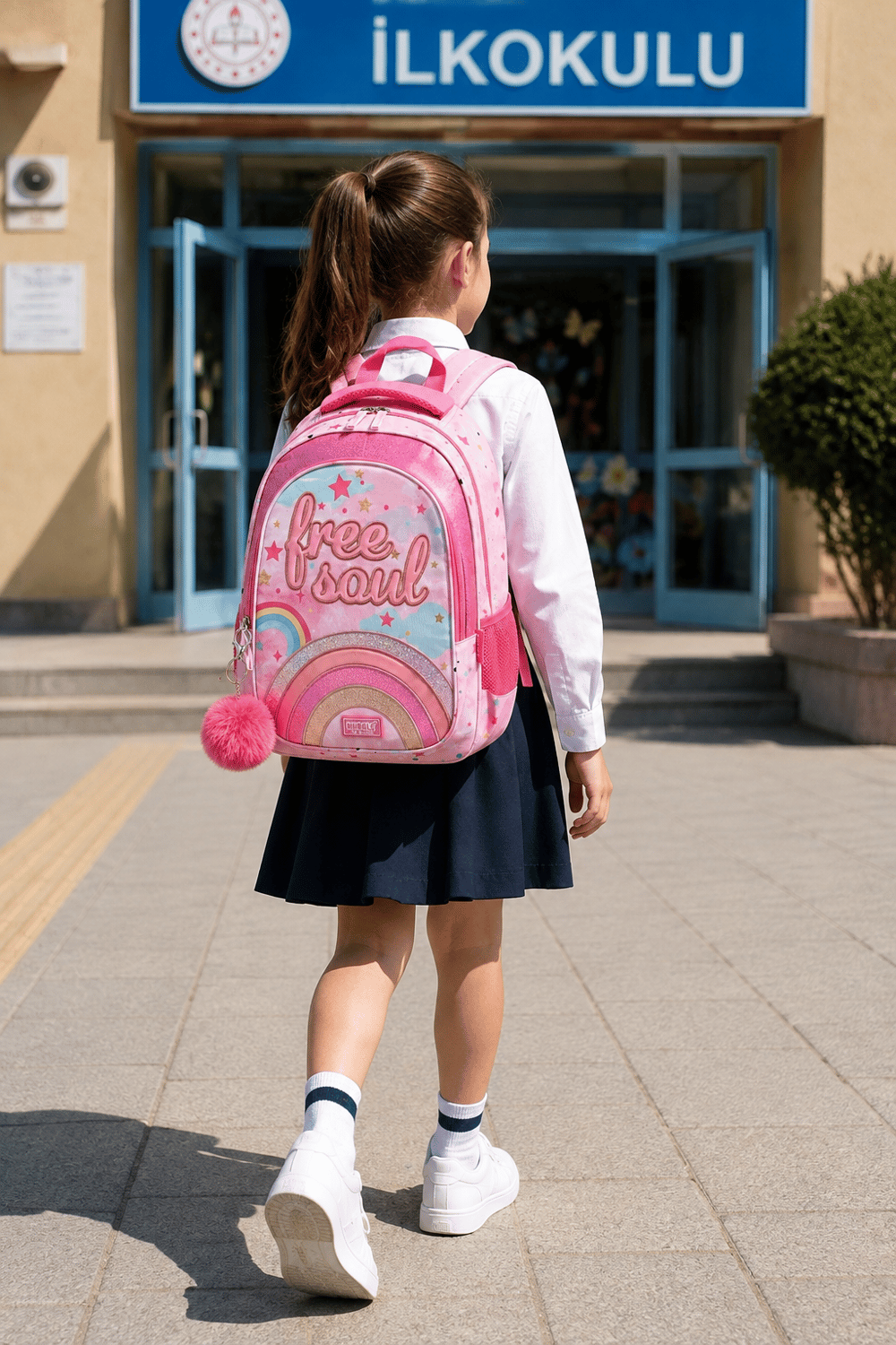 Okul çantası Muggle MU-9060 Glitter Rainbow