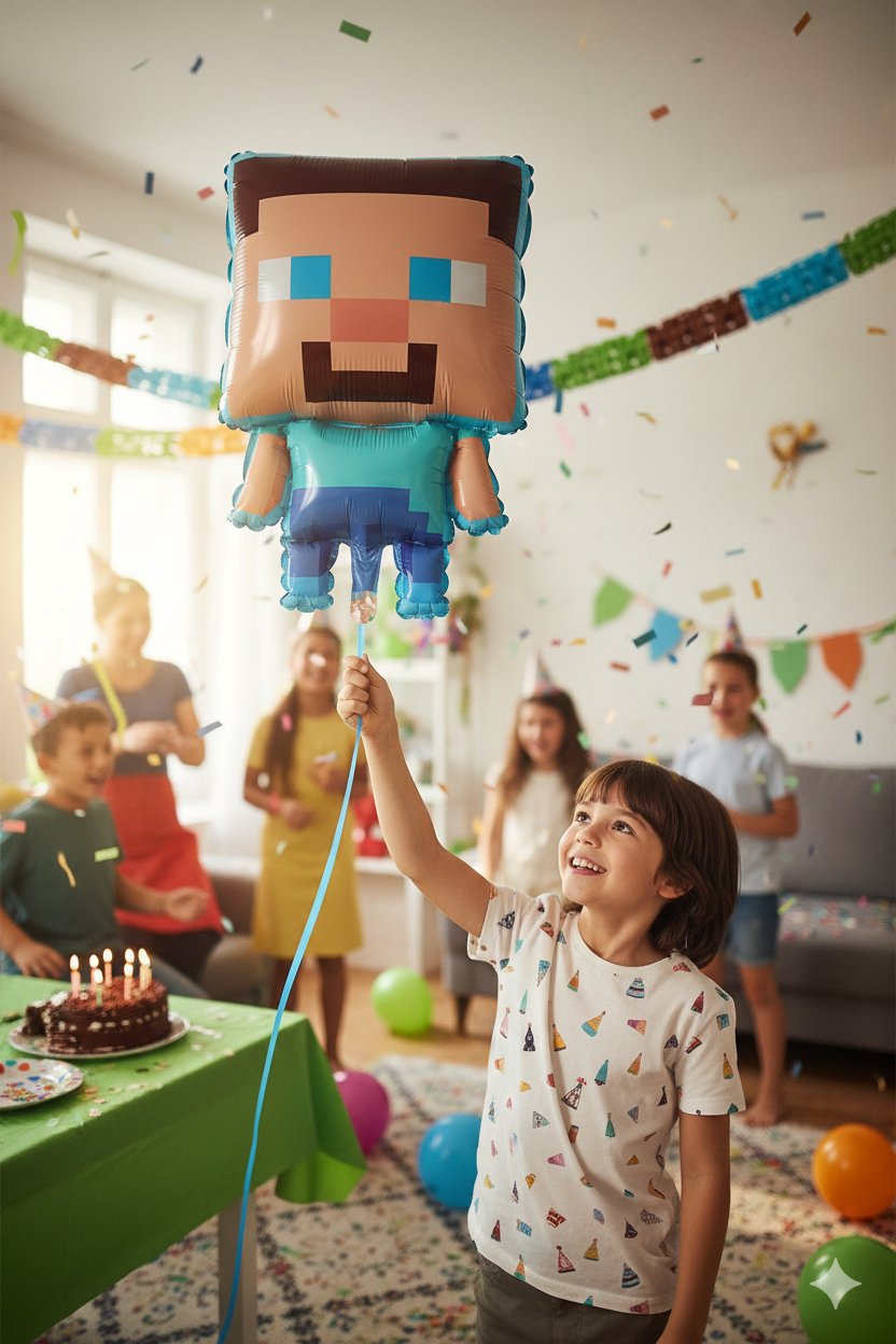 P.Folyo Balon Minecraft 55 CM