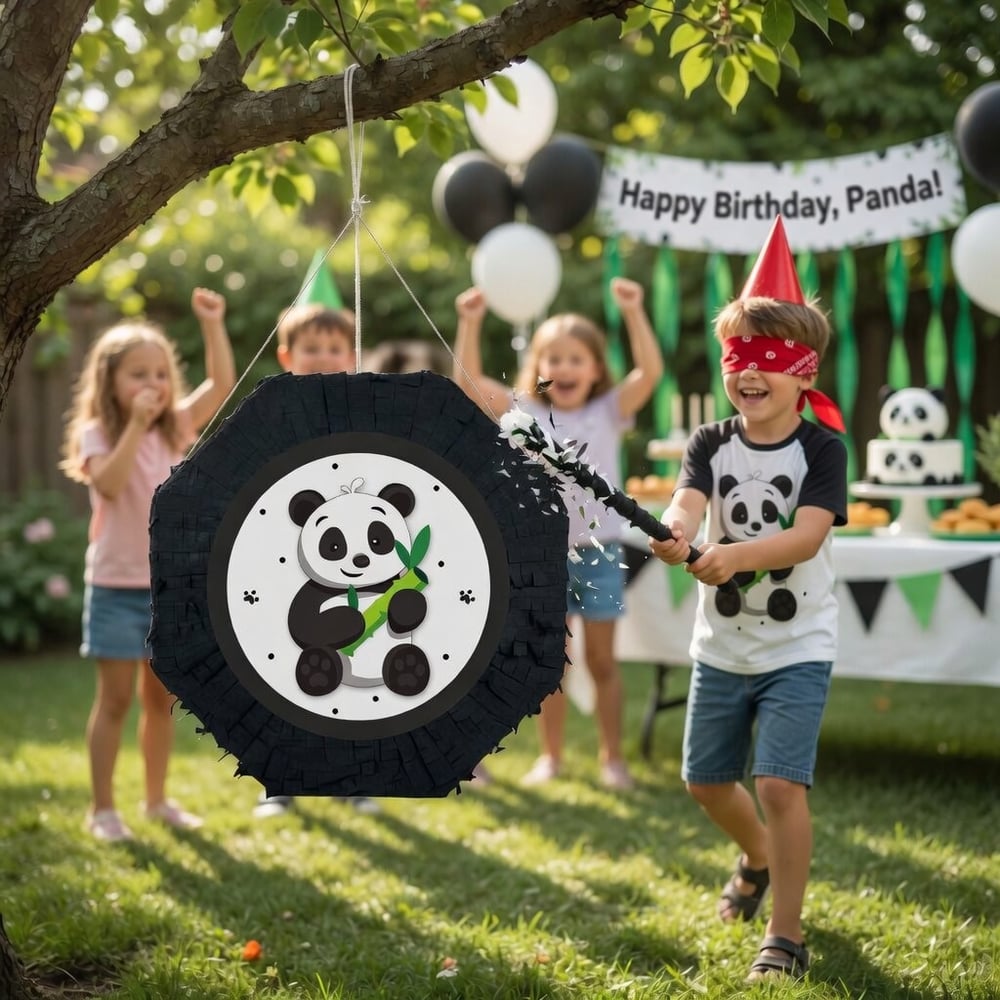 Pinyata PANDA 42cm sopalı