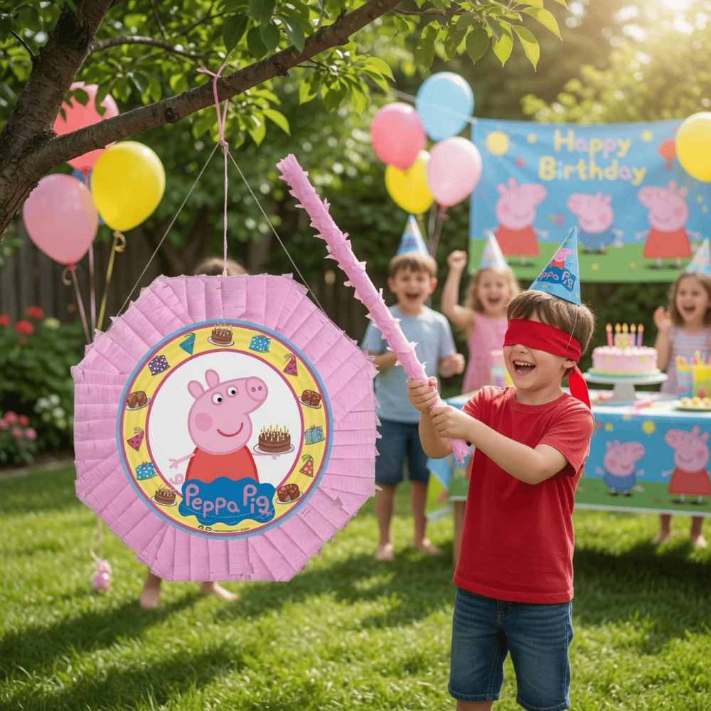 Pinyata Peppa Pig Pinyata 42 cm + Sopası