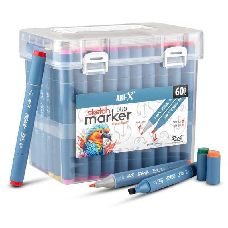 Rich Art-X Sketch Marker Duo 60 LI Set 18050