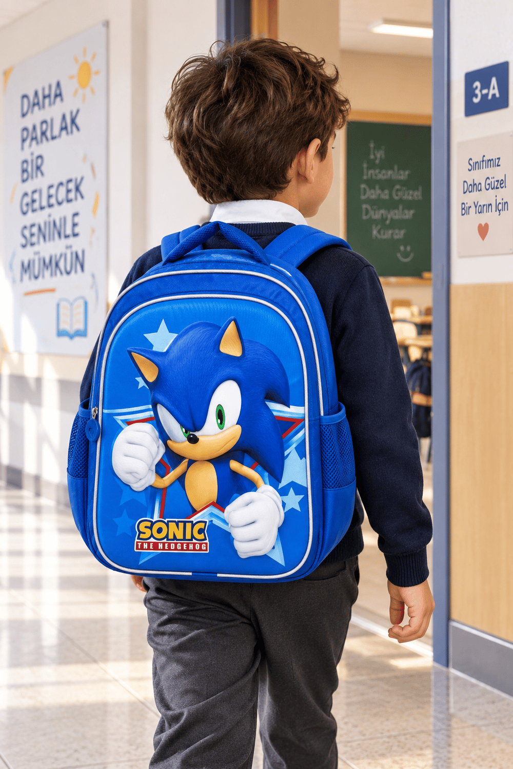 Sonic Okul Çantası 2046-9