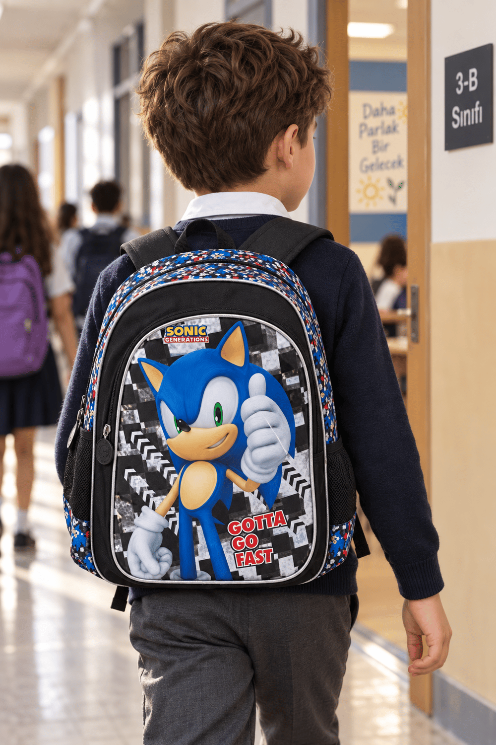 Sonic Okul Çantası 2065-9