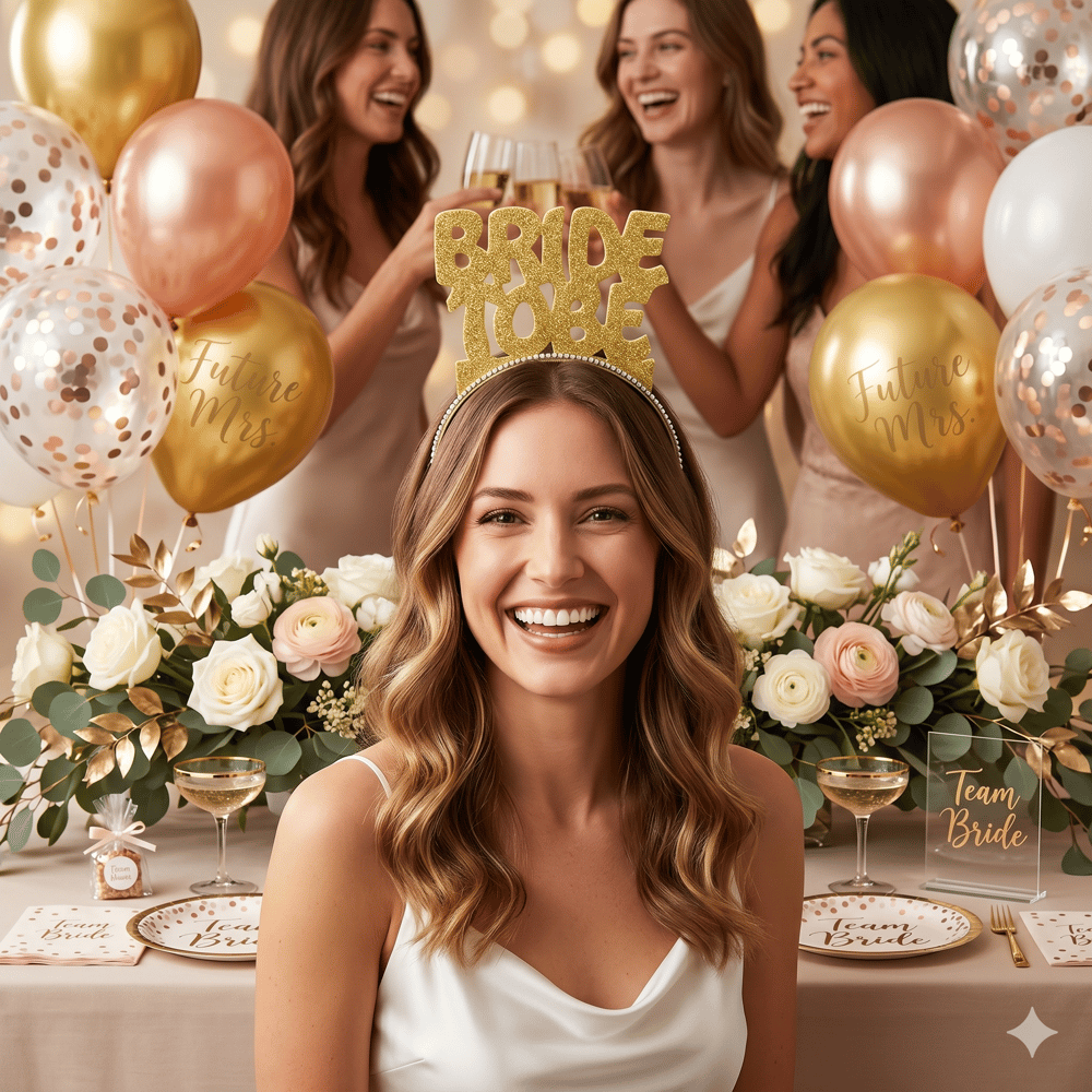 Taç eva Bride to be ALTIN