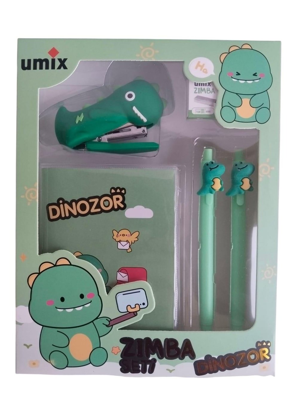 Umix Dinazor Kırtasiye Zımba Seti