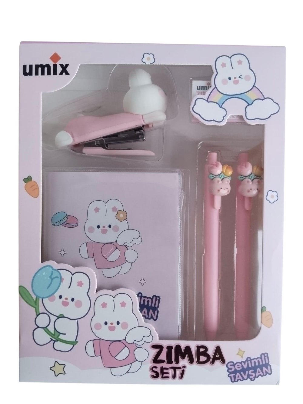 Umix Tavşan Kırtasiye Zımba Seti