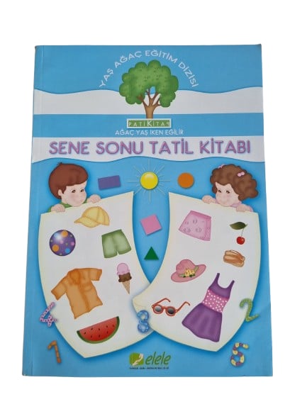 Yaş Ağaç  Eğitim Setinin Sene Sonu Tatil Kitabı Okul Öncesi Eğlenceli Aktivite Kitabı