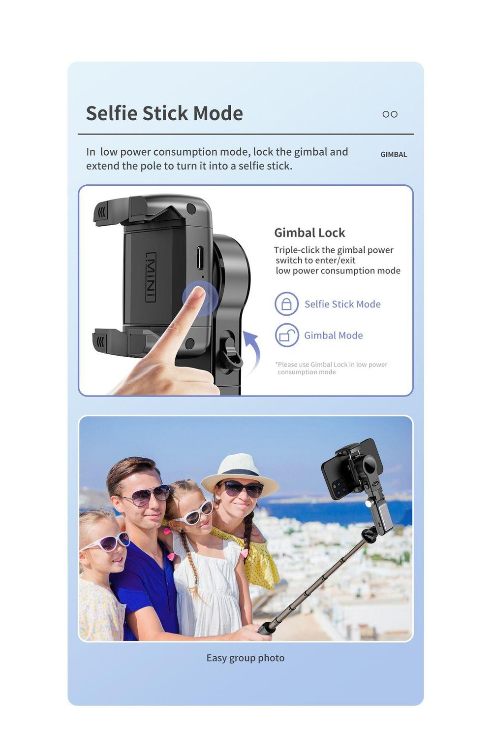 360° Hareket Algılayıcı Sensörlü Akıllı Çekim Selfie Takip Gimbal Telefon Tutucu Vlog Tripod Işık