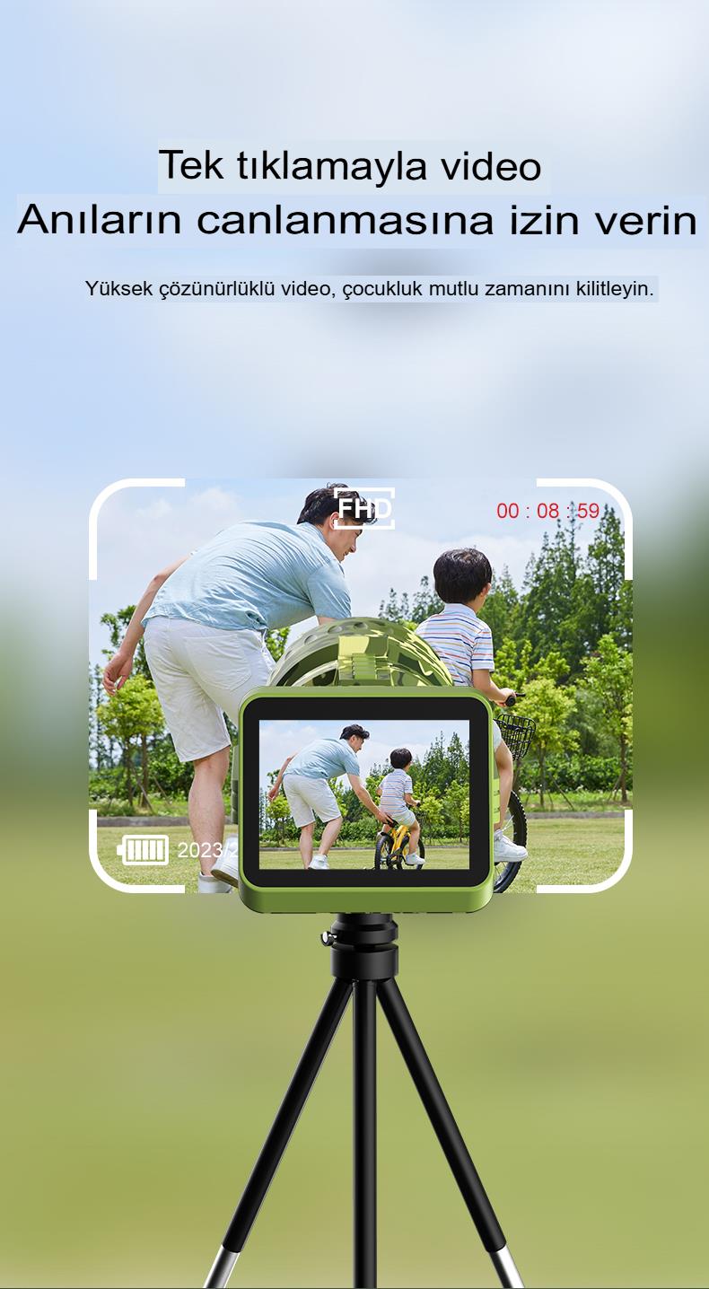 Çocuklar için  IPS Ekranlı Oyunlu Teleskop  Dijital Kamera/Video Hevesli Çocuklara Mükemmel Hediye