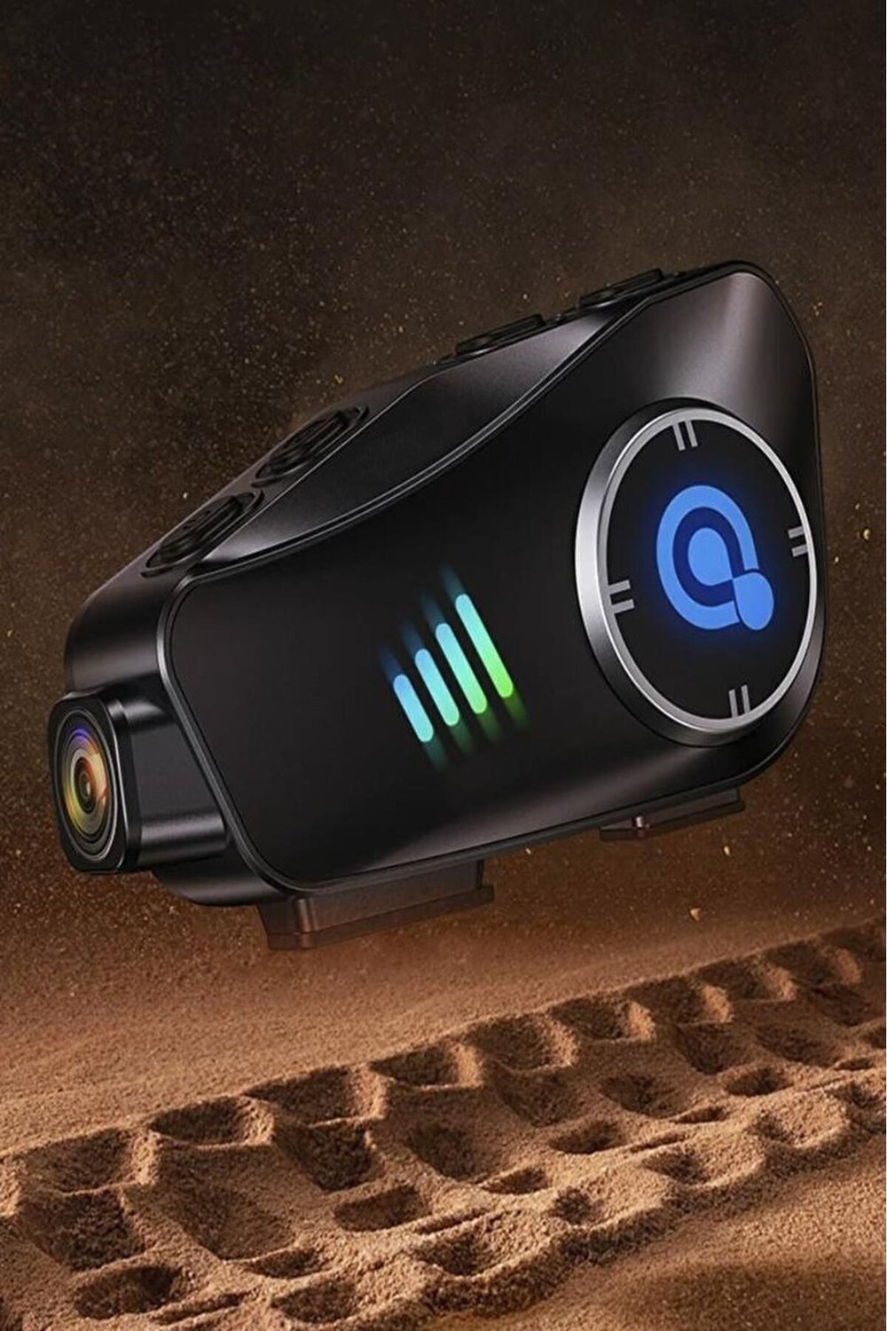 Full HD 1080P Kameralı Motosiklet Kask İçi Bluetooth Kulaklık ve İnterkom