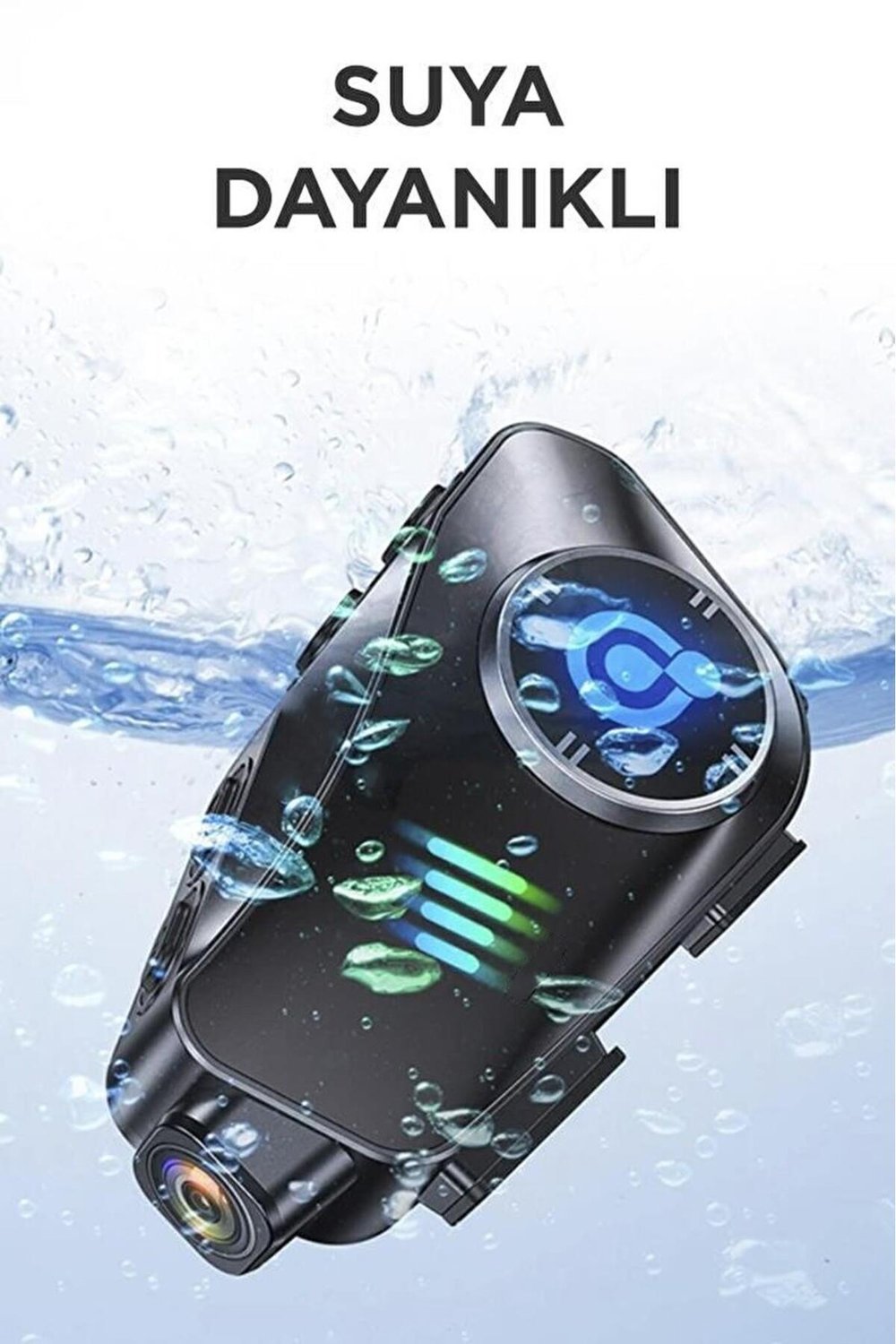 Full HD 1080P Kameralı Motosiklet Kask İçi Bluetooth Kulaklık ve İnterkom
