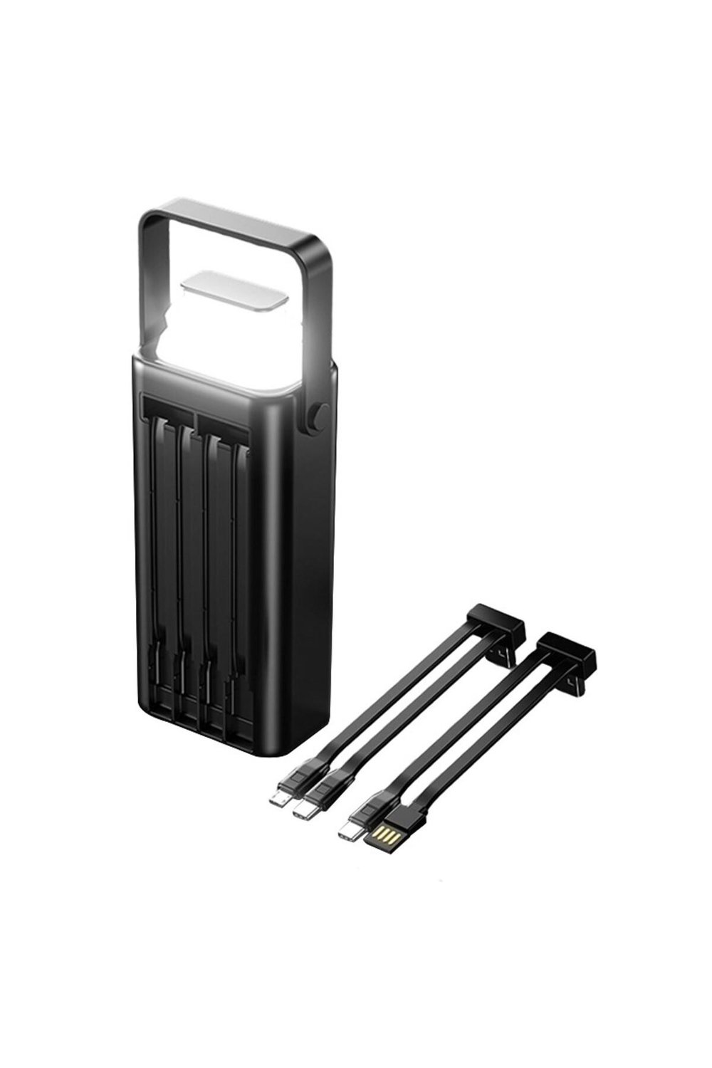 Hızlı Şarjlı Powerbank 30000mAh 22.5W Dahili Kablolu 2x USB Outdoor Taşınabilir