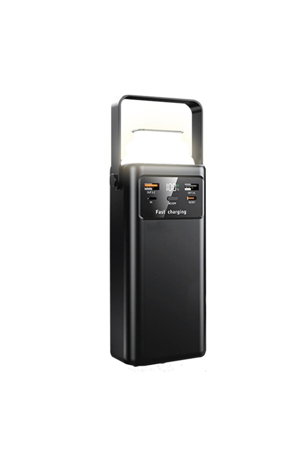 Hızlı Şarjlı Powerbank 30000mAh 22.5W Dahili Kablolu 2x USB Outdoor Taşınabilir