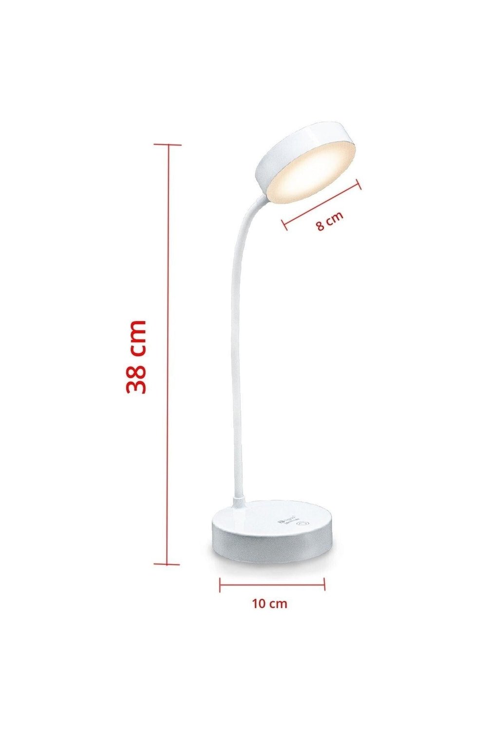 Şarjlı Dokunmatik 20 Led Çalışma Okuma Işığı Flexible Masa Lambası