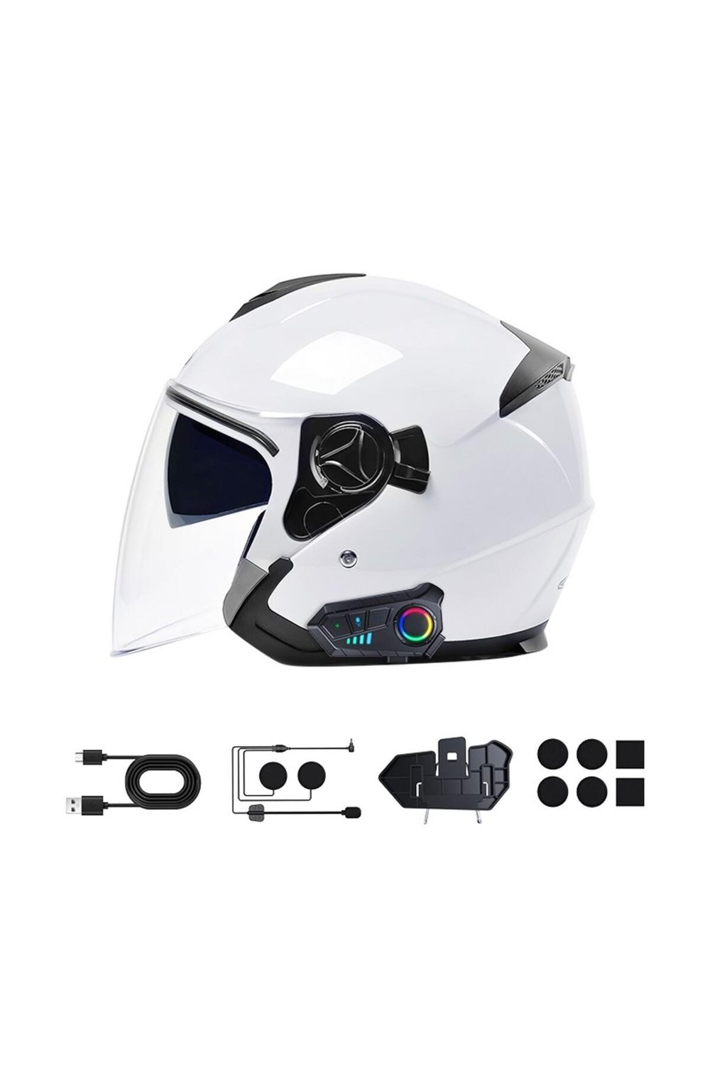 Su Geçirmez Kask İçi Bluetooth İnterkom – Gürültü Engelleme ve Uzun Pil Ömrü Kulaklık