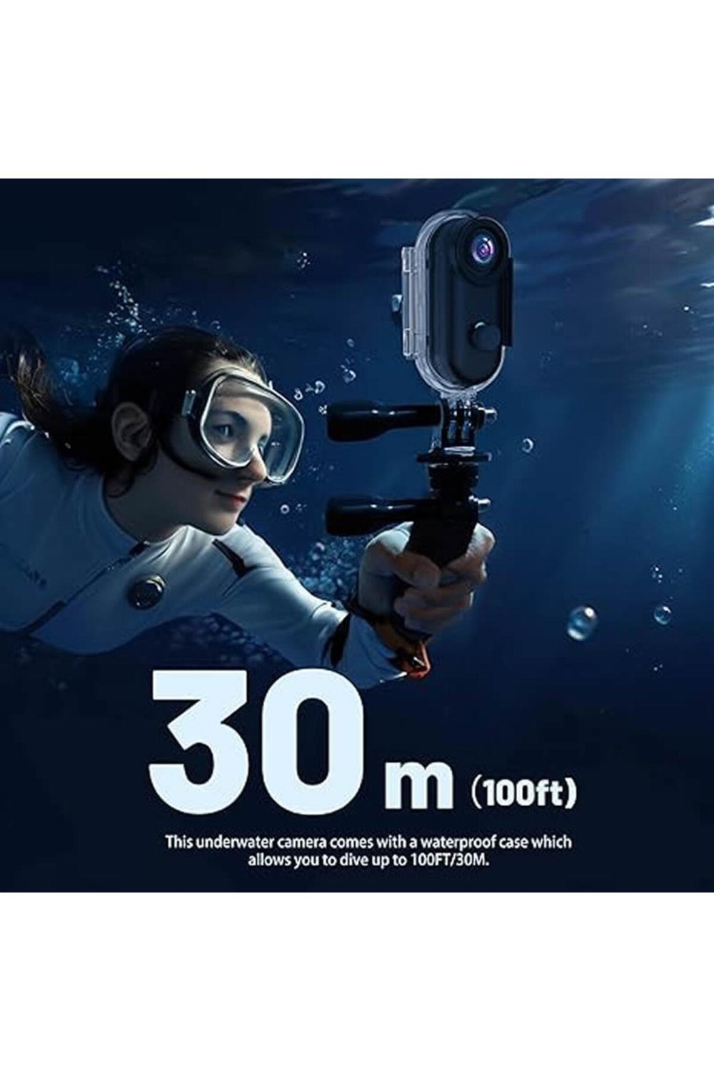 WiFi Spor Kamera 4K Manyetik Mini Aksiyon Kamera Ultra HD H.265 Taşınabilir Vlog Kamera