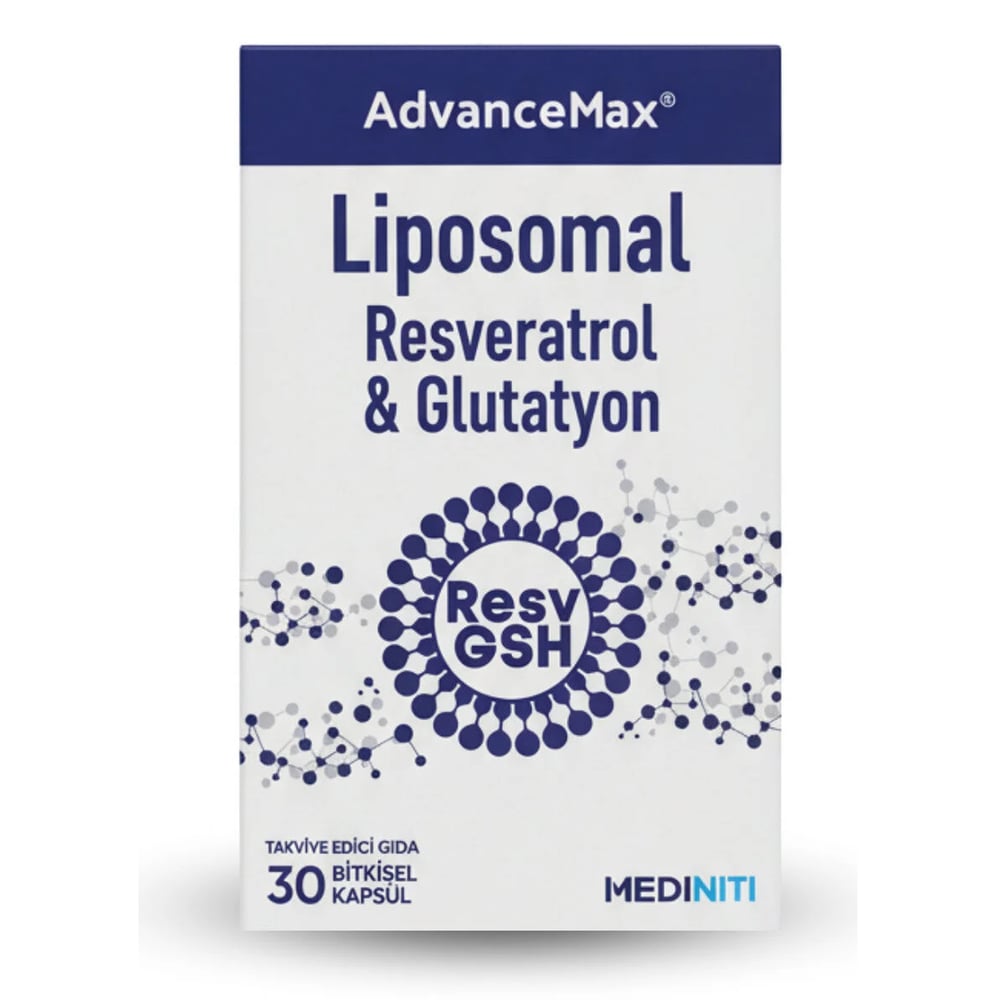 Advancemax Lipozomal Resveratrol Glutatyon 30 Kapsül