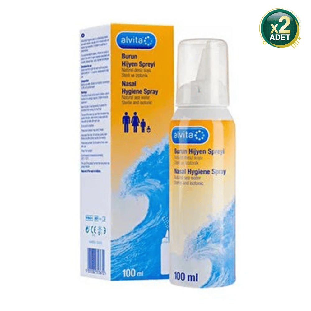 Alvita Okyanus Suyu Burun Spreyi 100 ml 2'Lİ Paket