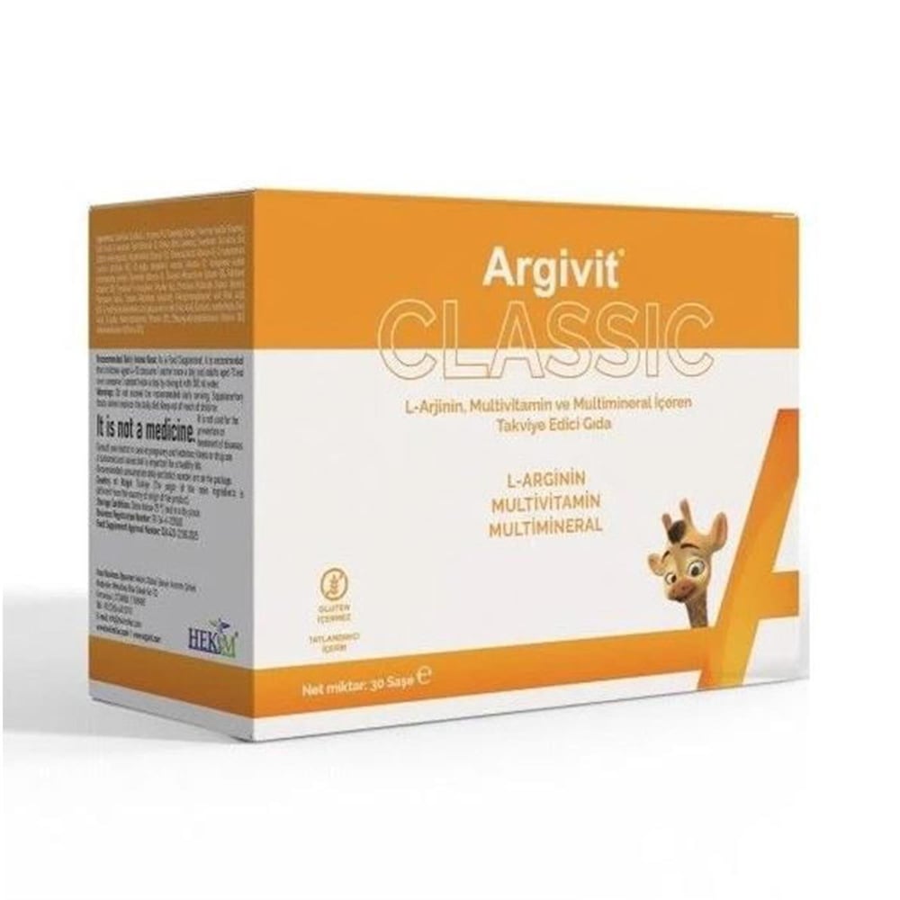 Argivit Classic 30 Saşe - İlaç Kutusu Hediyeli
