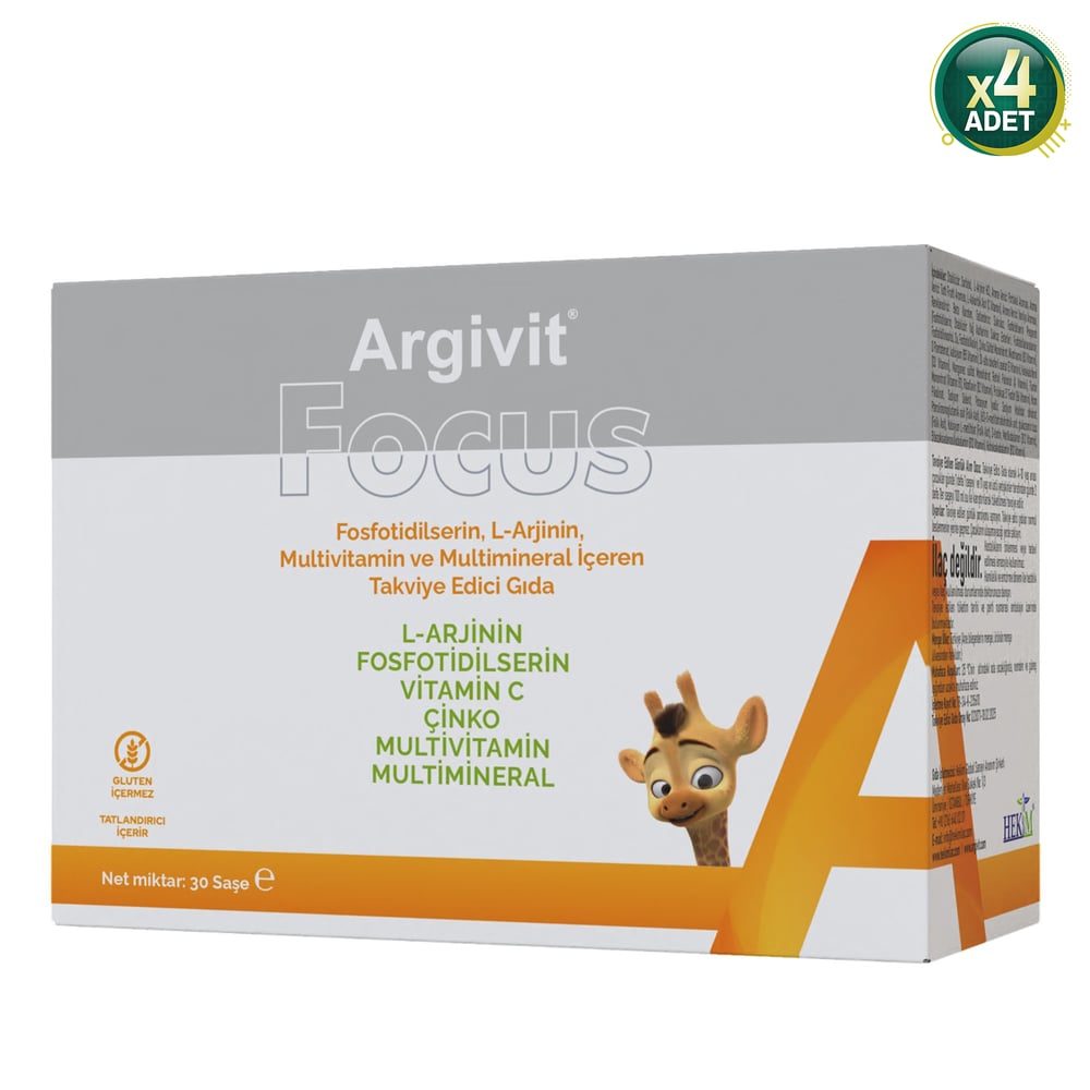Argivit Focus 30 Saşe 4 Adet