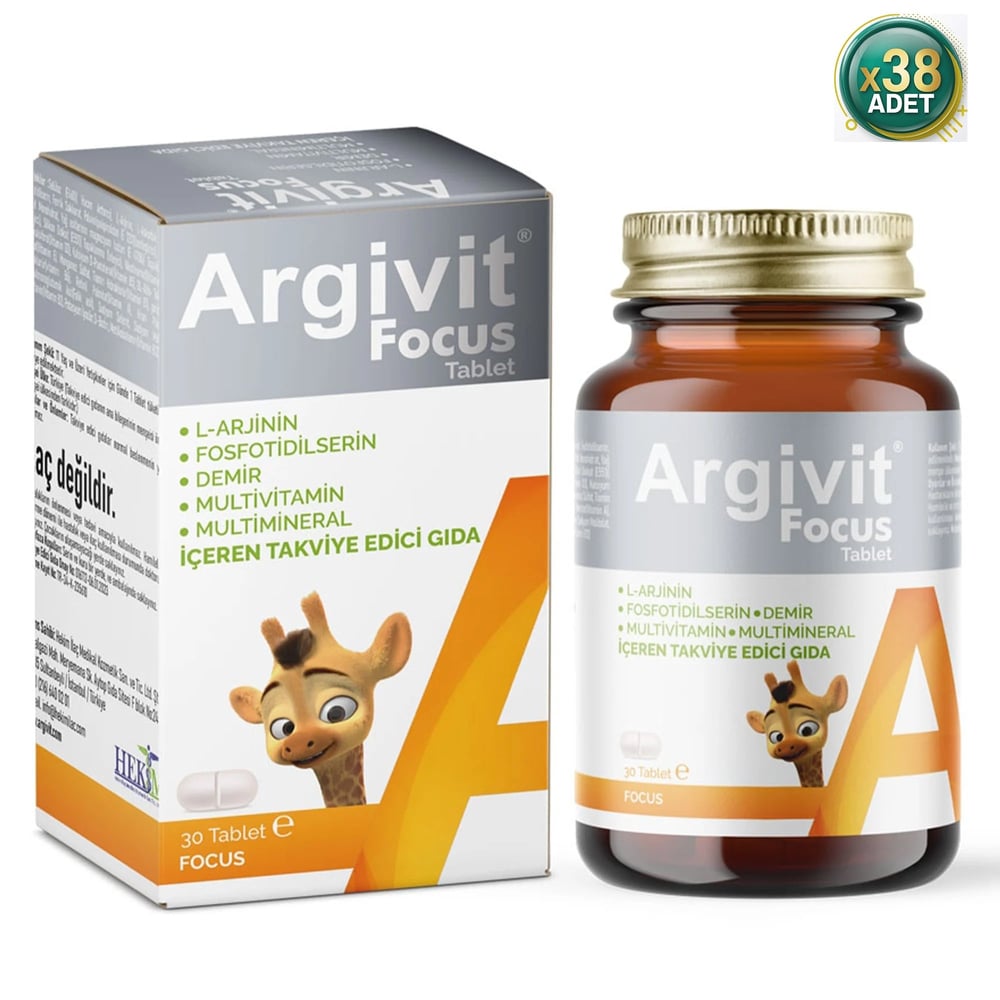 Argivit Focus 30 Tablet 38 Adet