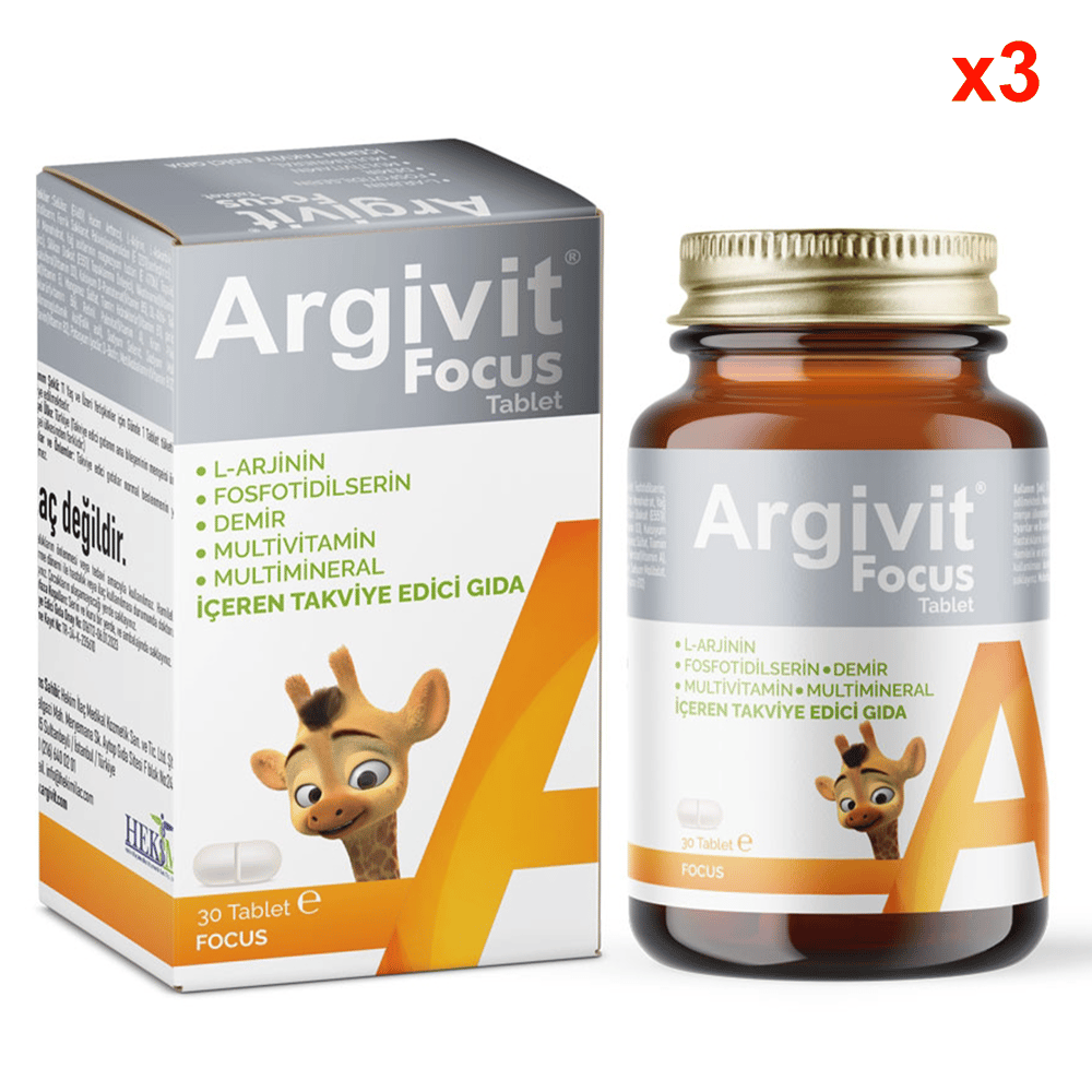 Argivit Focus 30 Tablet 3lü