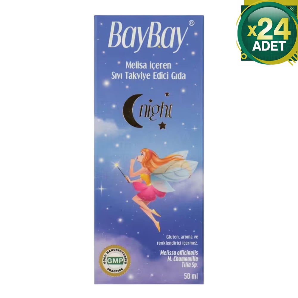 Baybay Night Damla 50 ml 24 Adet