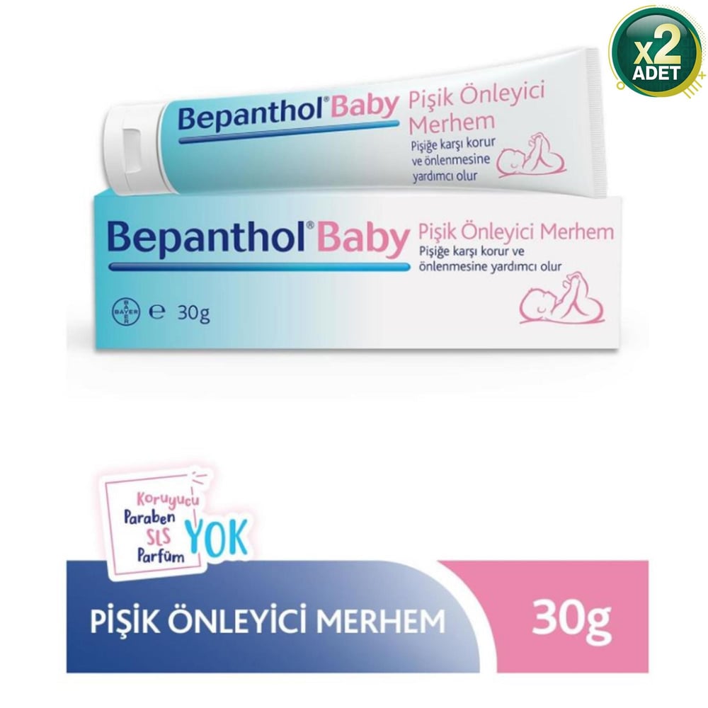 Bepanthol Baby Pişik Kremi 30 gr 2 Adet