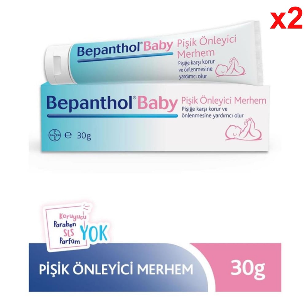 Bepanthol Baby Pişik Kremi 30 gr 2 Adet