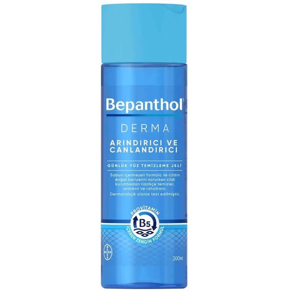 Bepanthol Derma Arındırıcı ve Canlandırıcı 200 ml Yüz Temizleme Jeli