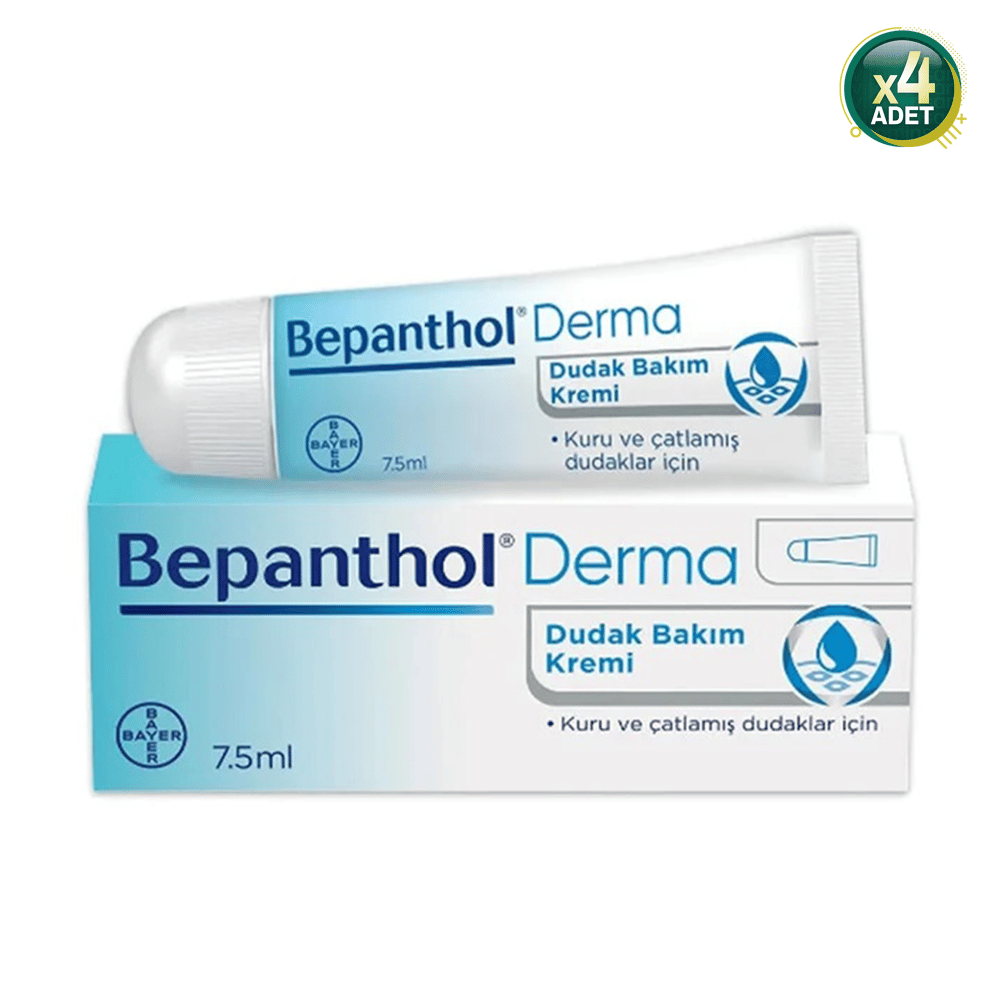 Bepanthol Dudak Bakım Kremi 7.5ml 4 Adet