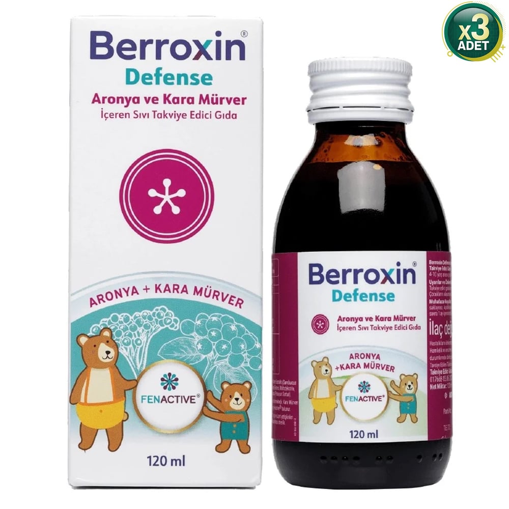 Berroxin Defense Şurup 120 ml 3 Adet
