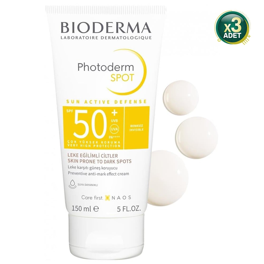 Bioderma Photoderm Spot SPF50+ 150 ml 3 Adet